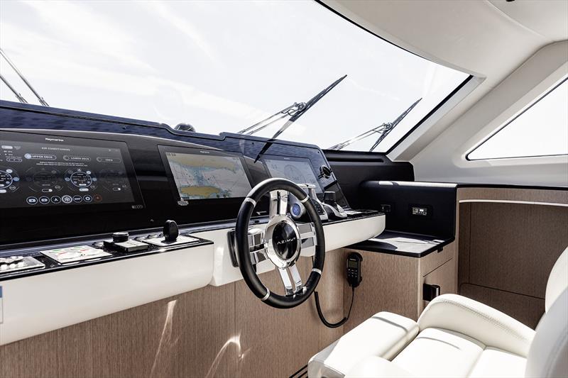 Azimut Grande 26m - Wheel house - photo © Azimut Yachts