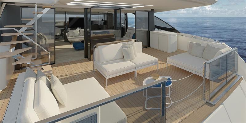 Prestige presents M8, the new M-Line flagship - photo © Prestige Yachts