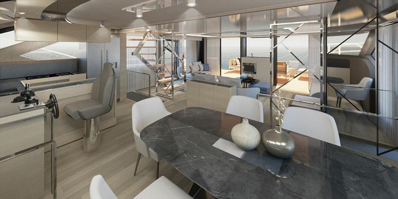 Prestige presents M8, the new M-Line flagship - photo © Prestige Yachts