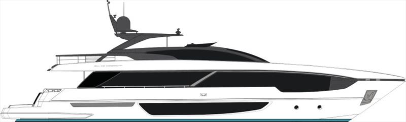 Riva 102' Corsaro Super - Profile photo copyright Ferretti Group taken at  and featuring the Power boat class