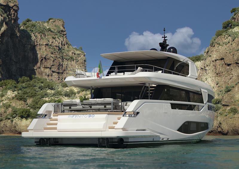 Ferretti Yachts Infynito 90 - photo © Ferretti Yachts