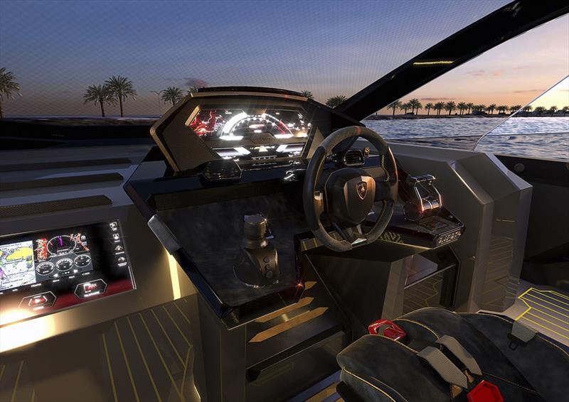 Lamborghini 63 internal cruising cabin - photo © Lamborghini Dubai & Abu Dhabi