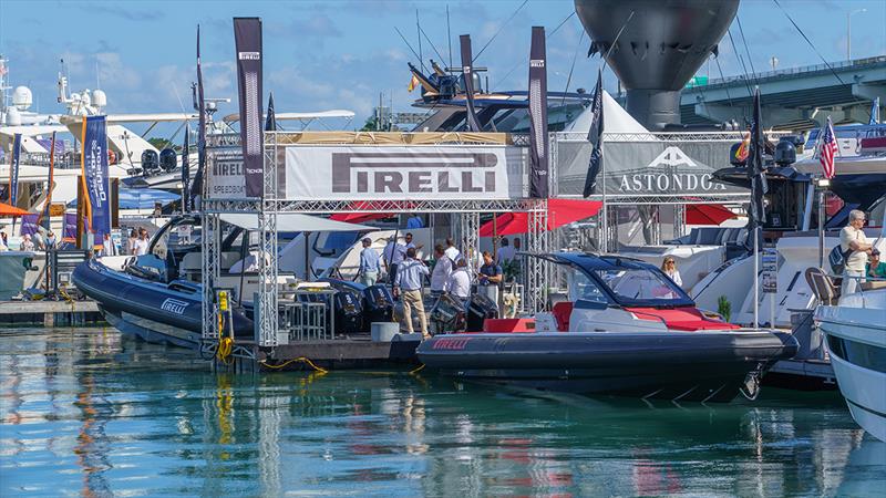 PIRELLI 35 and PIRELLI 50 at Miami International Yacht Show 2023 photo copyright Sacs Tecnorib taken at  and featuring the Power boat class