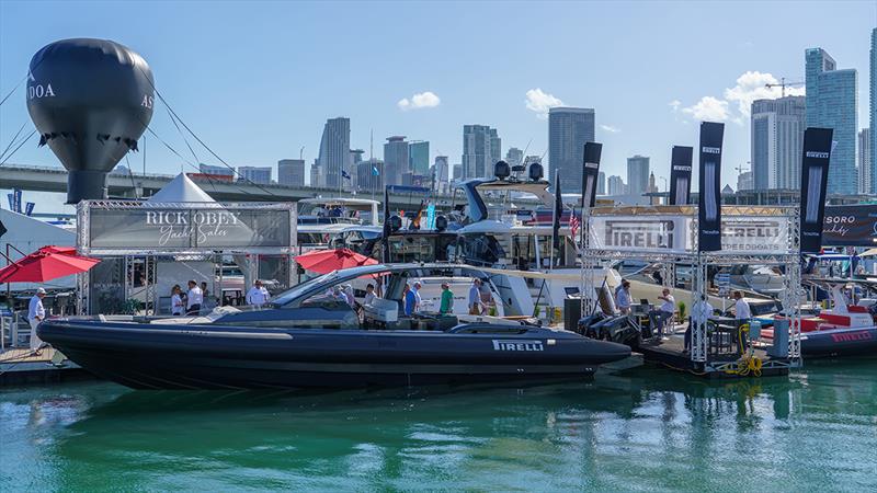 PIRELLI 35 and PIRELLI 50 at Miami International Yacht Show 2023 - photo © Sacs Tecnorib