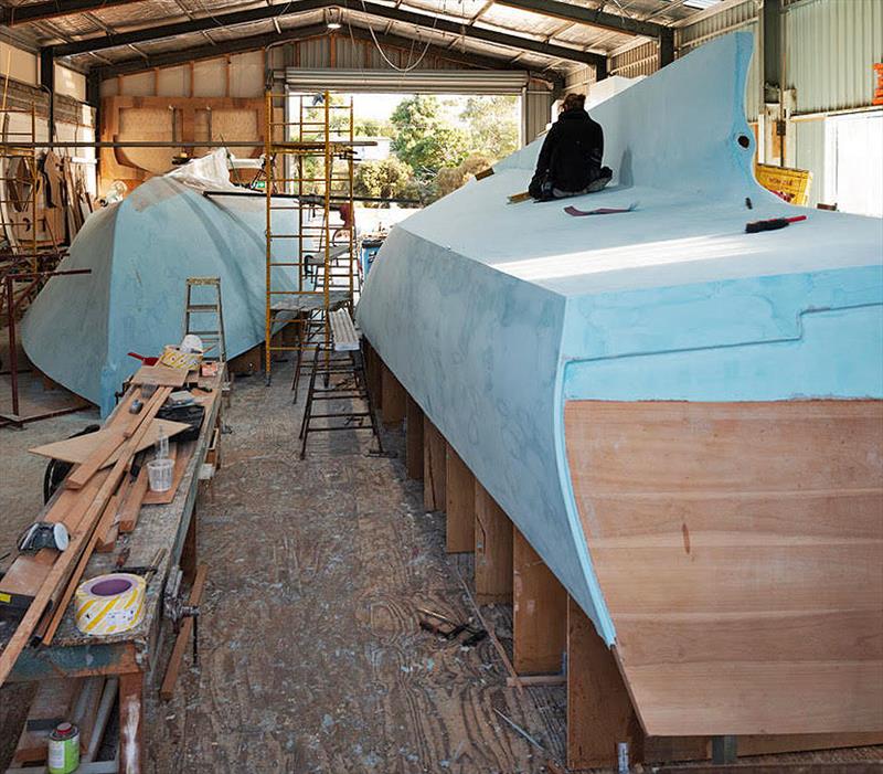 Work in Progress at the WBS photo copyright The Wooden Boat Shop taken at Sorrento Sailing Couta Boat Club and featuring the Power boat class