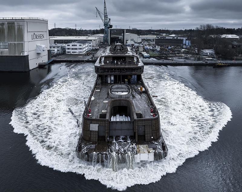 Lürssen unveils Project Cosmos photo copyright Tom van Oossanen taken at  and featuring the Power boat class