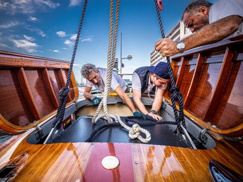 Bellini joins forces with Lanéva to electrify vintage Riva boats photo copyright Lanéva taken at  and featuring the Power boat class