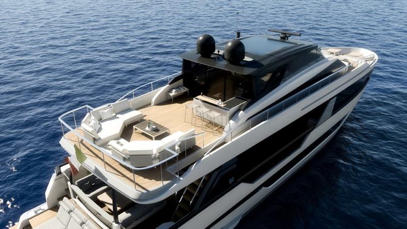 Ferretti Yachts 1000 Skydeck - photo © Ferretti Yachts