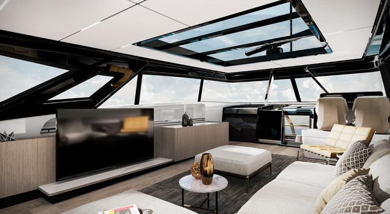 Ferretti Yachts 1000 Skydeck - photo © Ferretti Yachts
