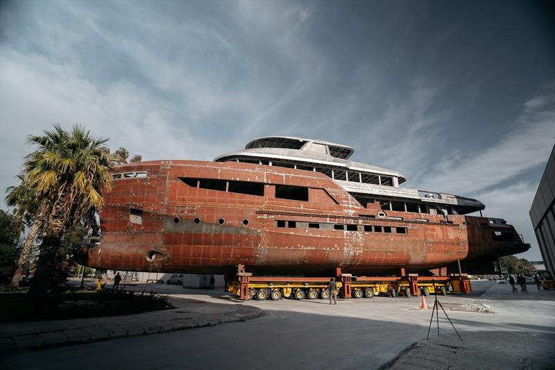 Second B145 explorer yacht construction update - photo © Bering Yachts
