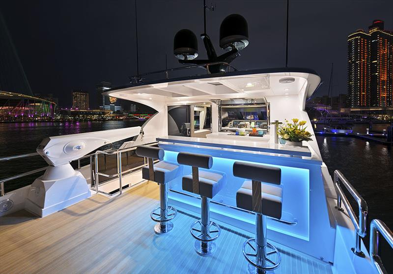 Horizon E75 photo copyright Horizon Yachts taken at  and featuring the Power boat class