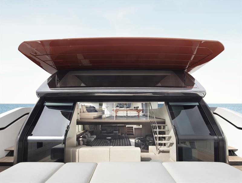 Sanlorenzo SP110 Almax - Multilevel lounge - photo © Sanlorenzo Yachts
