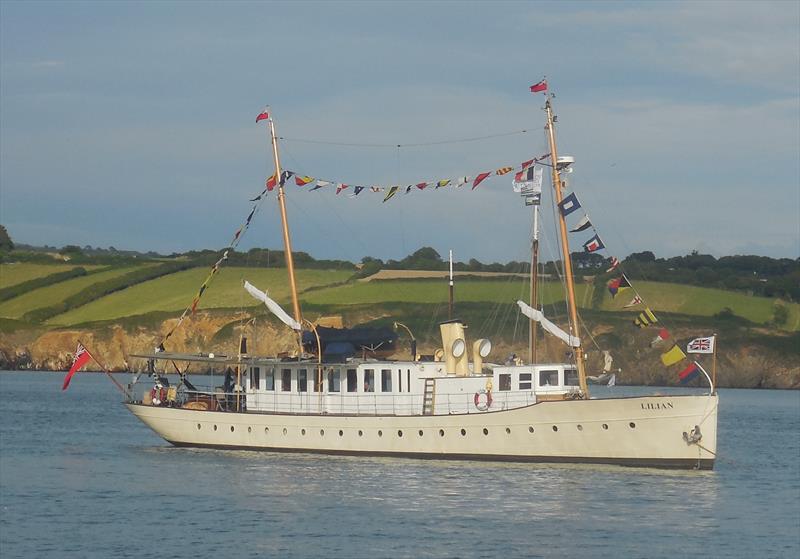 Lilian attending a classic event in Brittany - photo © Falmouth Classics