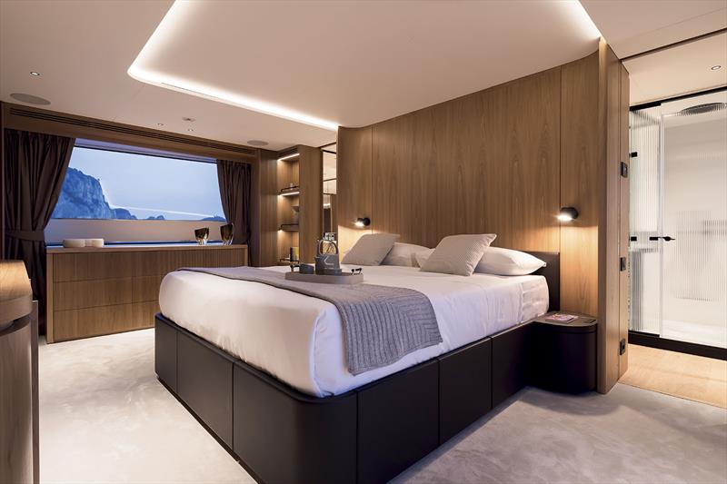 Benetti Oasis 34M - Master cabin - photo © Benetti Yachts