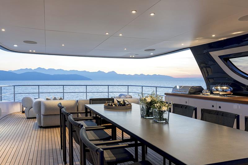 Benetti Oasis 34M - Sun deck - photo © Benetti Yachts