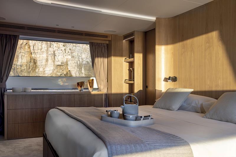 Benetti Oasis 34M - Master cabin - photo © Benetti Yachts