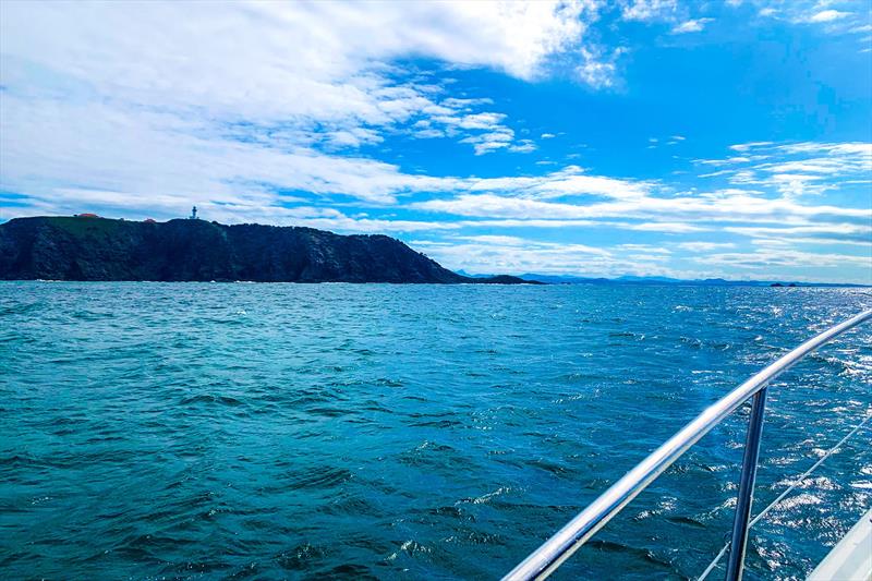 Rounding Cape Byron on the New South Wales north coast, Australia's most easterly point, on the trip north - photo © Riviera Australia