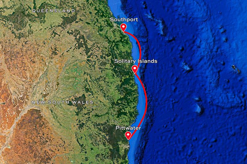 Grant, Michael Coxon and Ian “Fresh” Burns, travelled from Pittwater to Southport, a cruise of 400 nautical miles, including careful navigation of the shallow waters surrounding the Solitary Islands - photo © Riviera Australia