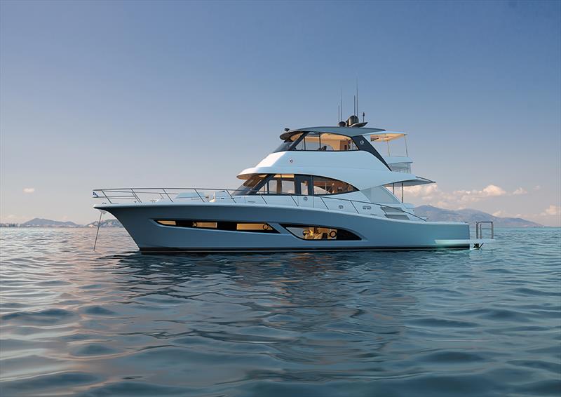 Unlimited adventures in absolute luxury.  Riviera's 58 Sports Motor Yacht is in a league of its own photo copyright Riviera Studio taken at  and featuring the Power boat class