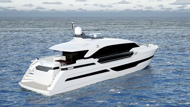 Horizon E88 Sport Yacht - photo © Horizon Yachts