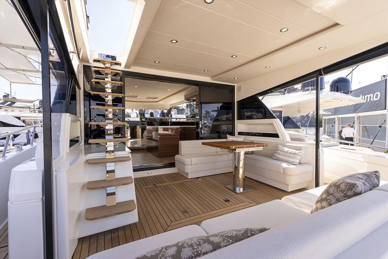 Upper Cockpit - Maritimo S75 Sedan Motor Yacht - photo © Maritimo