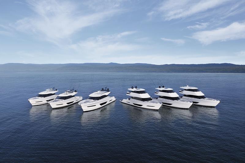 Maritmo Fleet for Sanctuary Cove - S55, S600, S75, M55, M600, M60 - photo © Maritimo