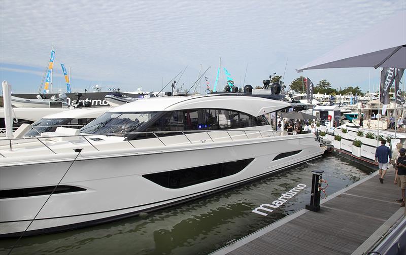 Of distinct proportions for sure - Maritimo S75 photo copyright John Curnow taken at  and featuring the Power boat class