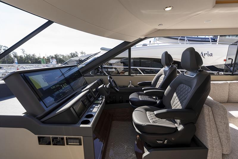 Helm Station - Maritimo S75 Sedan Motor Yacht - photo © Maritimo