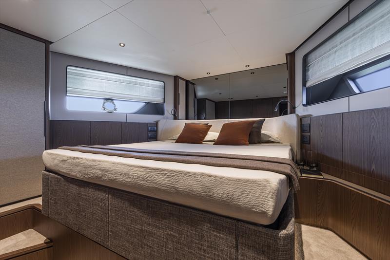 Ferretti Yachts 580 VIP cabin - photo © Ferretti Yachts