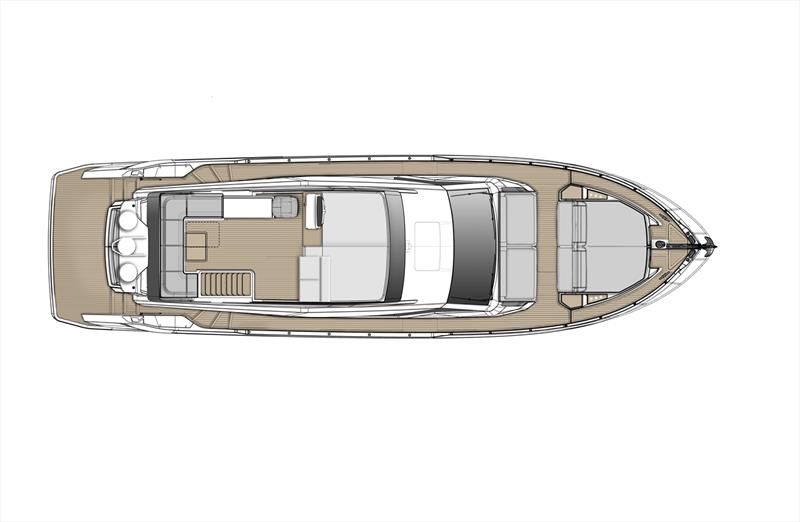 Ferretti Yachts 580 sun deck - photo © Ferretti Yachts