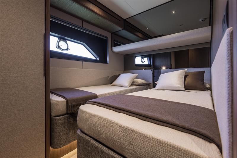 Ferretti Yachts 580 twin cabin - photo © Ferretti Yachts