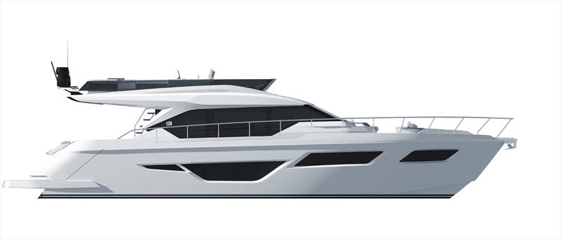 Ferretti Yachts 580 profile - photo © Ferretti Yachts