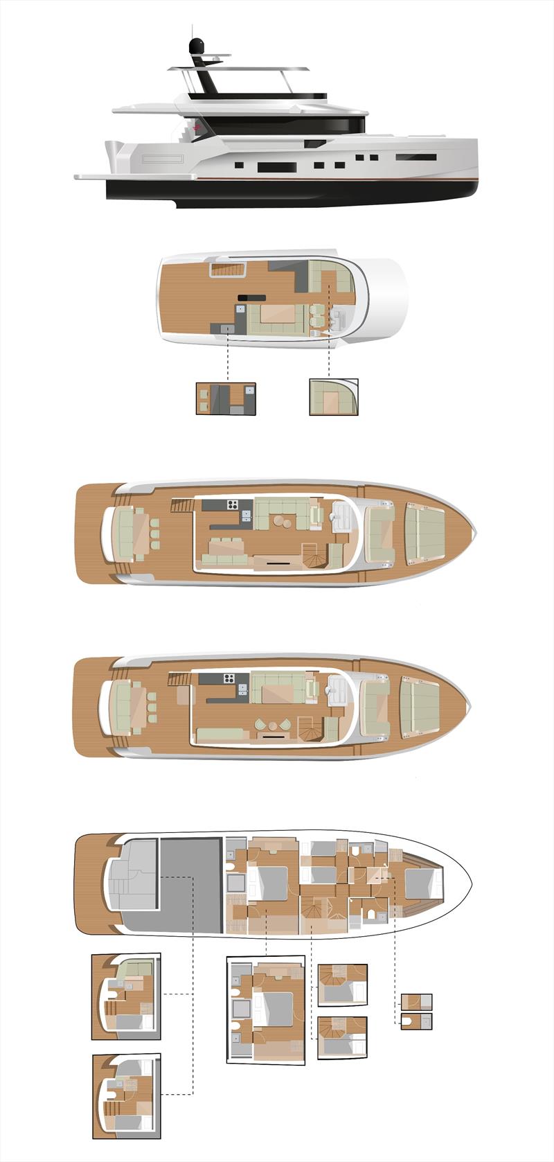 Sirena 68 - GA - photo © Sirena Yachts