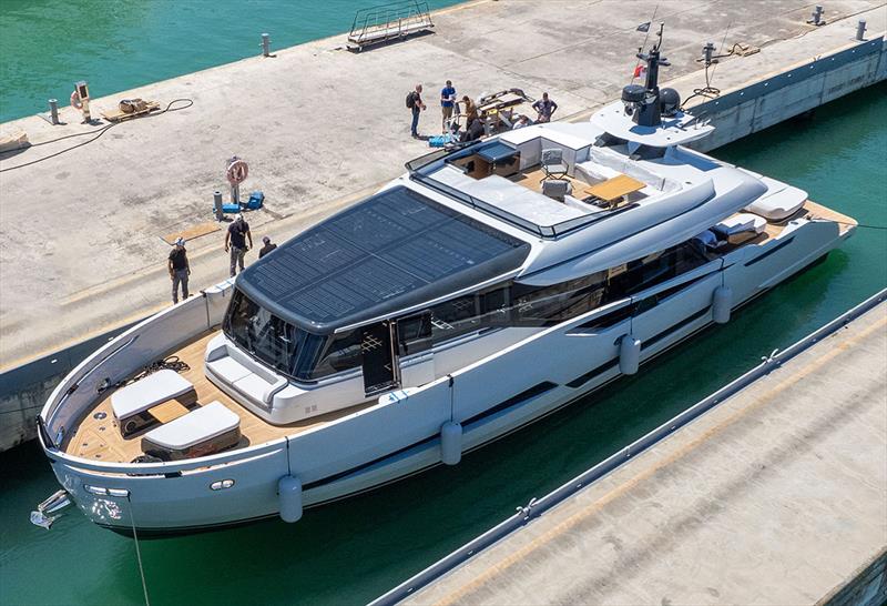 Sold EXTRA X86 Fast Mini K, refitted and renamed M/Y Soney - photo © Extra Yachts