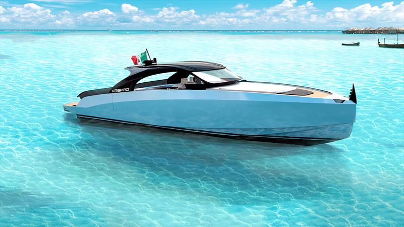 Vespro photo copyright Centounonavi taken at  and featuring the Power boat class