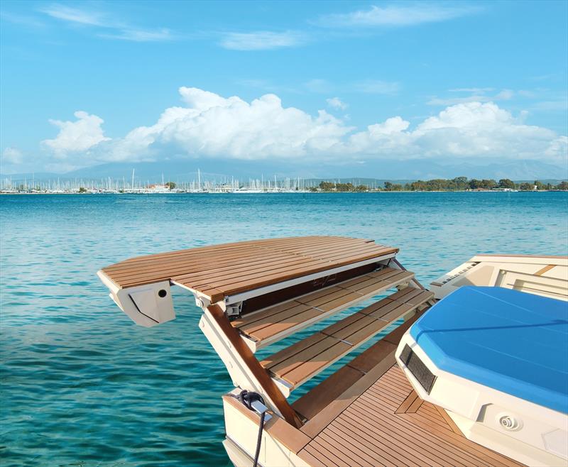 Multi-function swim platform ladder LP200 of the OCEANO range photo copyright Besenzoni taken at  and featuring the Power boat class