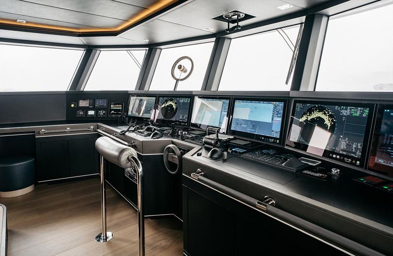 B145 M/Y Heeus Explore Yacht - Pilot house - photo © Bering Yachts