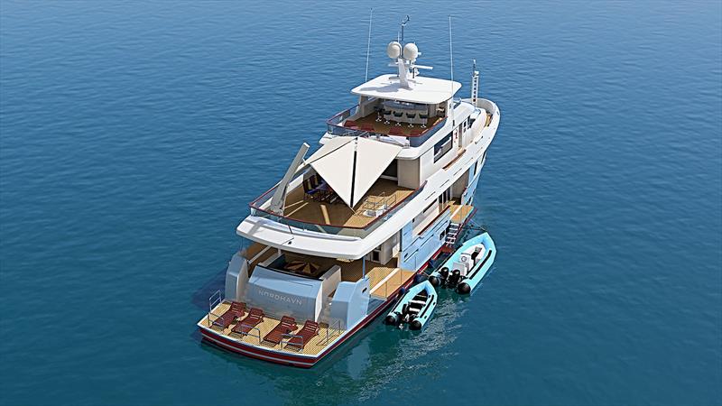 Nordhavn 112 rendering - photo © Nordhavn Yachts