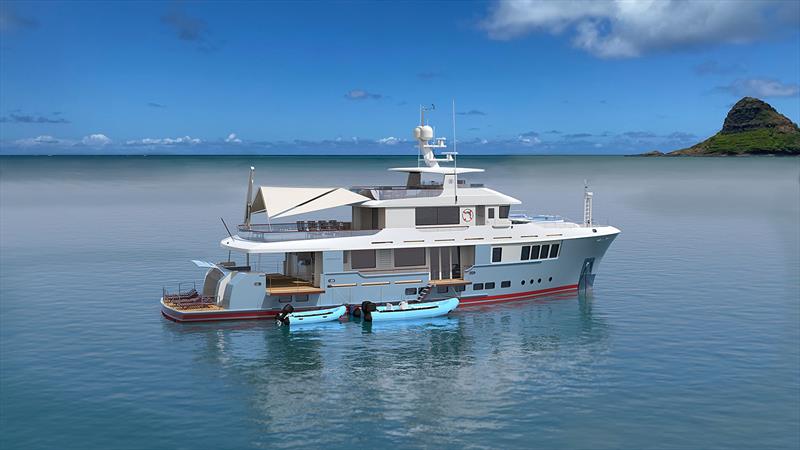 Nordhavn 112 rendering - photo © Nordhavn Yachts