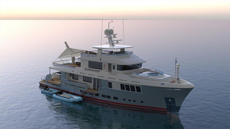 Nordhavn 112 rendering - photo © Nordhavn Yachts