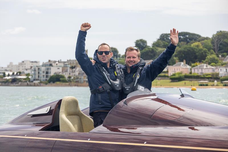 SpiritBARTech35EF sets a new Round the Island record for an electric powerboat, completing the lap in 1 hour 56 minutes - photo © BAR Technologies