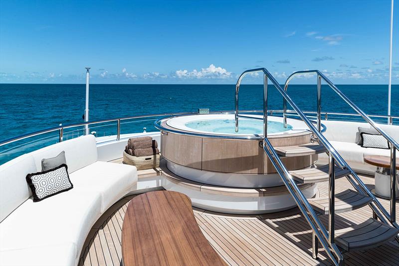 Benetti M/Y Calex - Sun deck - photo © Jeff Brown