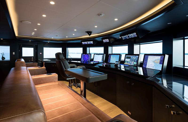 Benetti M/Y Calex - Wheelhouse - photo © Jeff Brown