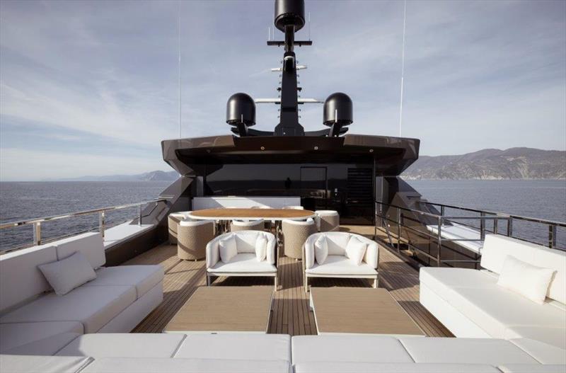 MY Alma, the first of the new Sanlorenzo 57 steel models - photo © Guillaume Plisson