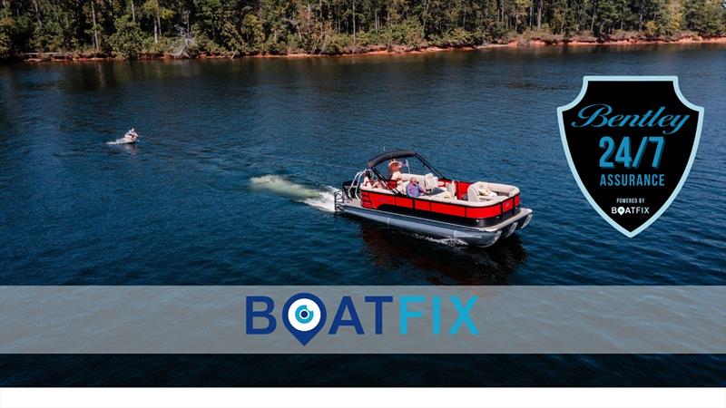 Boat Fix and Bentley Pontoons join forces on Bentley 24/7 Assurance photo copyright Boat Fix taken at  and featuring the Power boat class