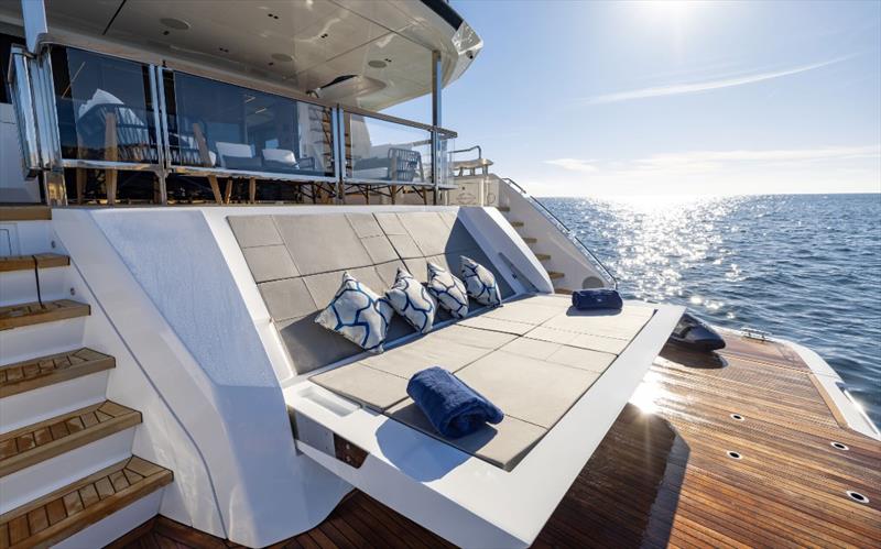Sunseeker 100 Yacht - Bathing platform - photo © Sunseeker International
