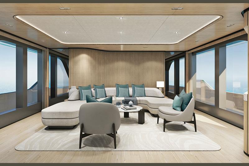 Atlante Classic 35 Yacht - Salon skylounge photo copyright Atlante Yachts taken at  and featuring the Power boat class