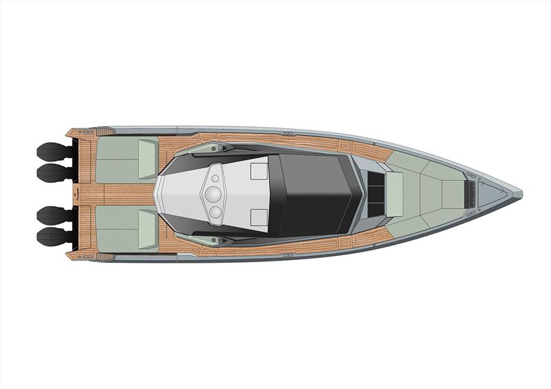 wallypower50X top view photo copyright Wally Yachts taken at  and featuring the Power boat class