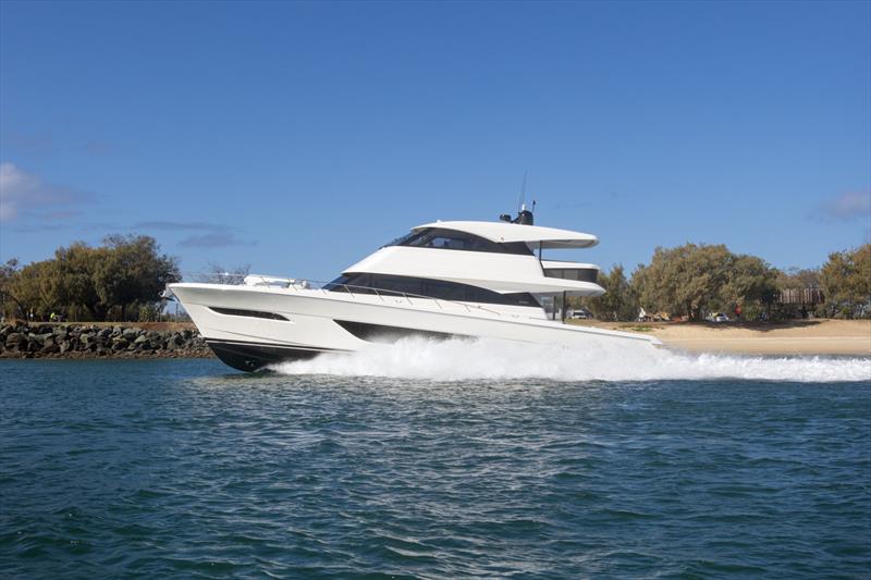 Unmistakable! Maritimo M75 - photo © John Curnow