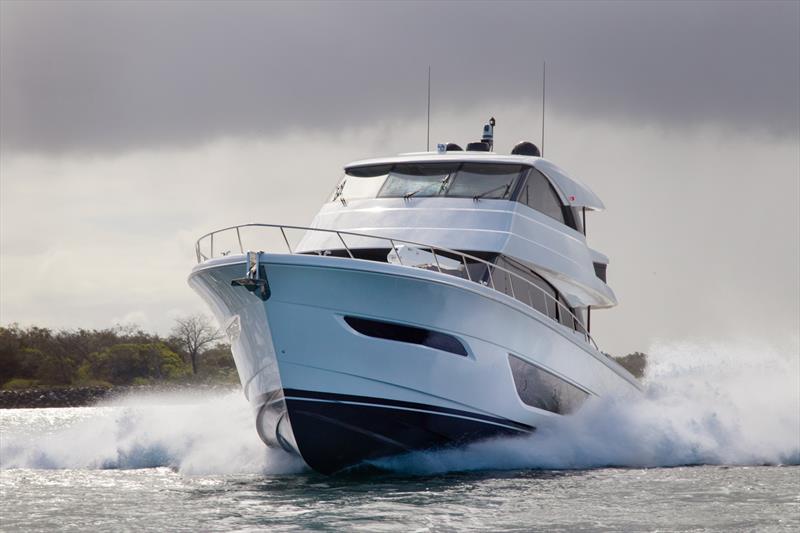 Offshore ready - Maritimo M75 photo copyright John Curnow taken at  and featuring the Power boat class